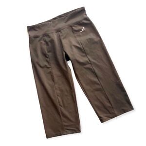 Womens BCG Brown Dry Fit Athletic Capris - Sz M